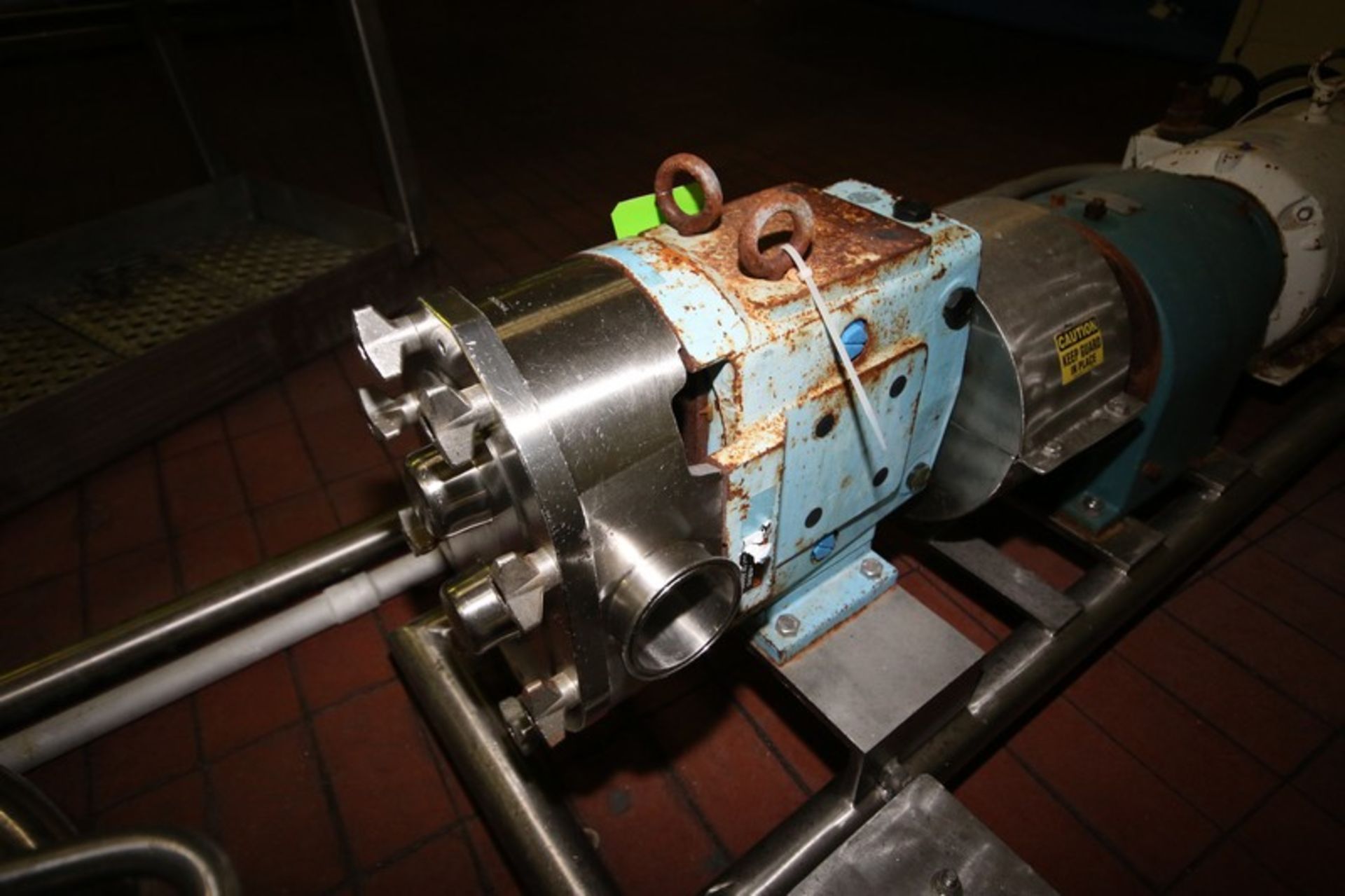2011 SPX 20 hp Positive Displacement Pump, M/N 130 U 1, S/N 1000002616264, with Aprox. 3" Clamp Type - Image 3 of 8