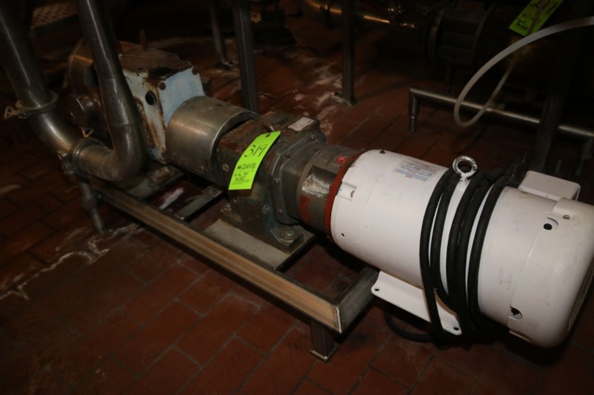Waukesha 10 hp Positive Displacement Pump, M/N 130, S/N 357039 04, with Baldor 1770 RPM Motor, 230/ - Image 4 of 6