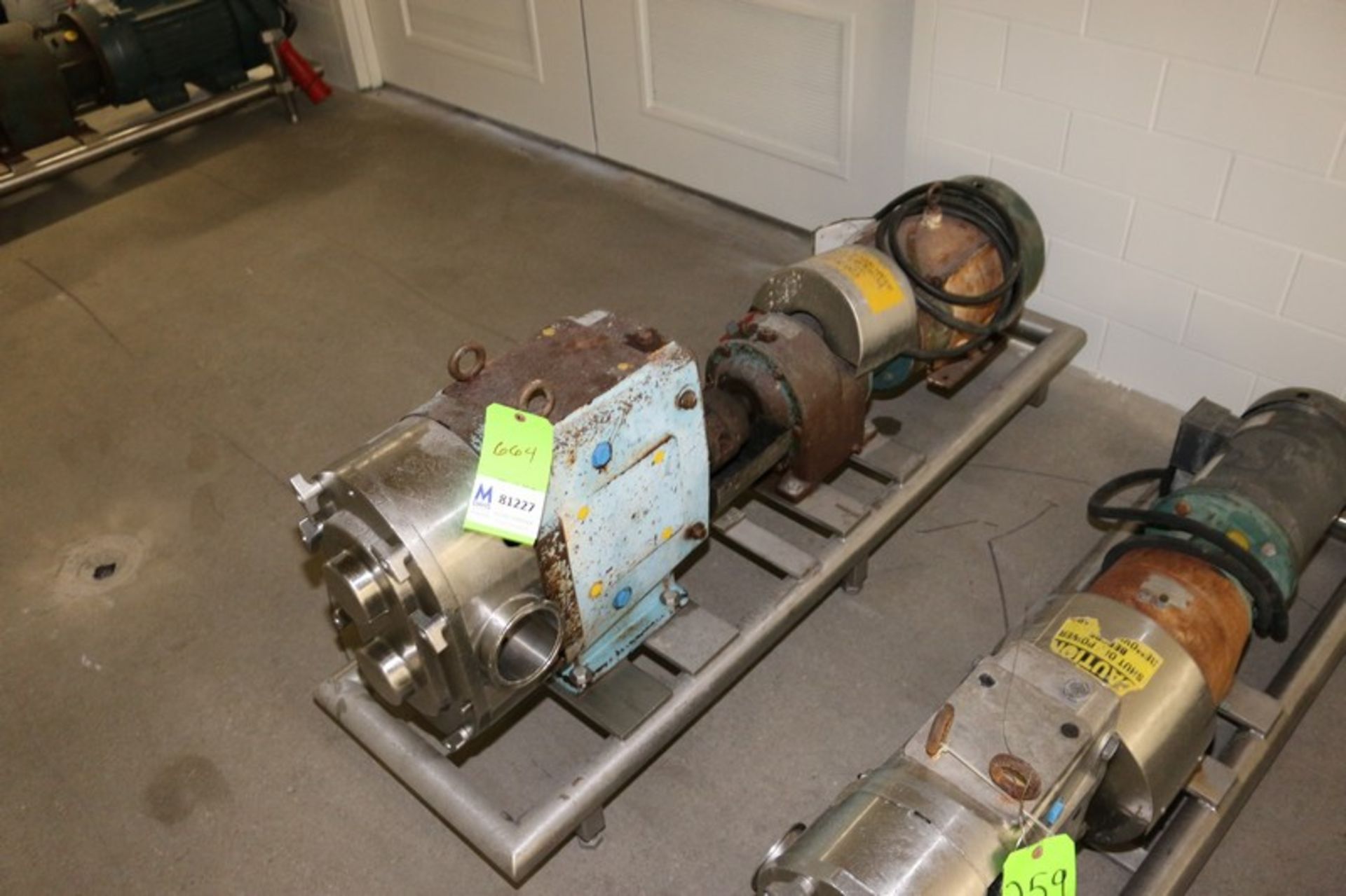 WCB 10 hp Positive Displacement Pump, M/N 220, S/N 17439195, with Reliance 1755 RPM Motor, 208-230/ - Image 5 of 5