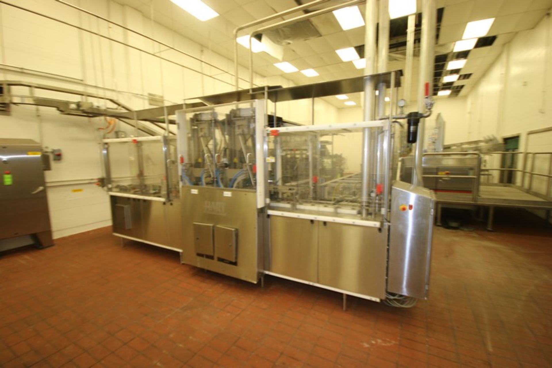 HART 2-Lane Tray Filler, with Double Door S/S Control Panel, with Allen-Bradley 13-Slot PLC (NOTE: - Image 2 of 17