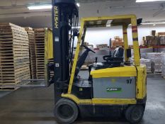 Hyster E60XM2-30 Electric Forklift, S/N F108V26848Z with 48 Volt, Quad Mast, Mast Height 288" (