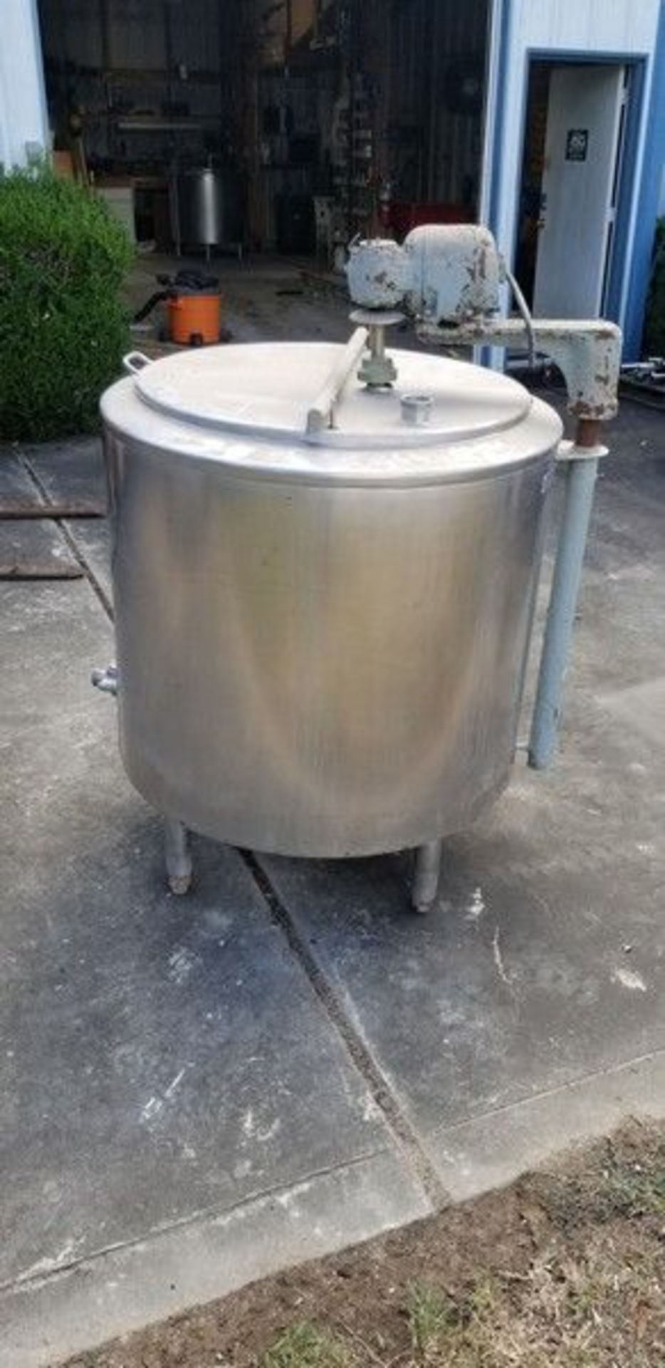 Damrow 100 Gal. S/S Tank, M/N 100-GA, S/N 951121, Type V-H, with S/S Hinge Lids, with Top Mounted - Image 6 of 6