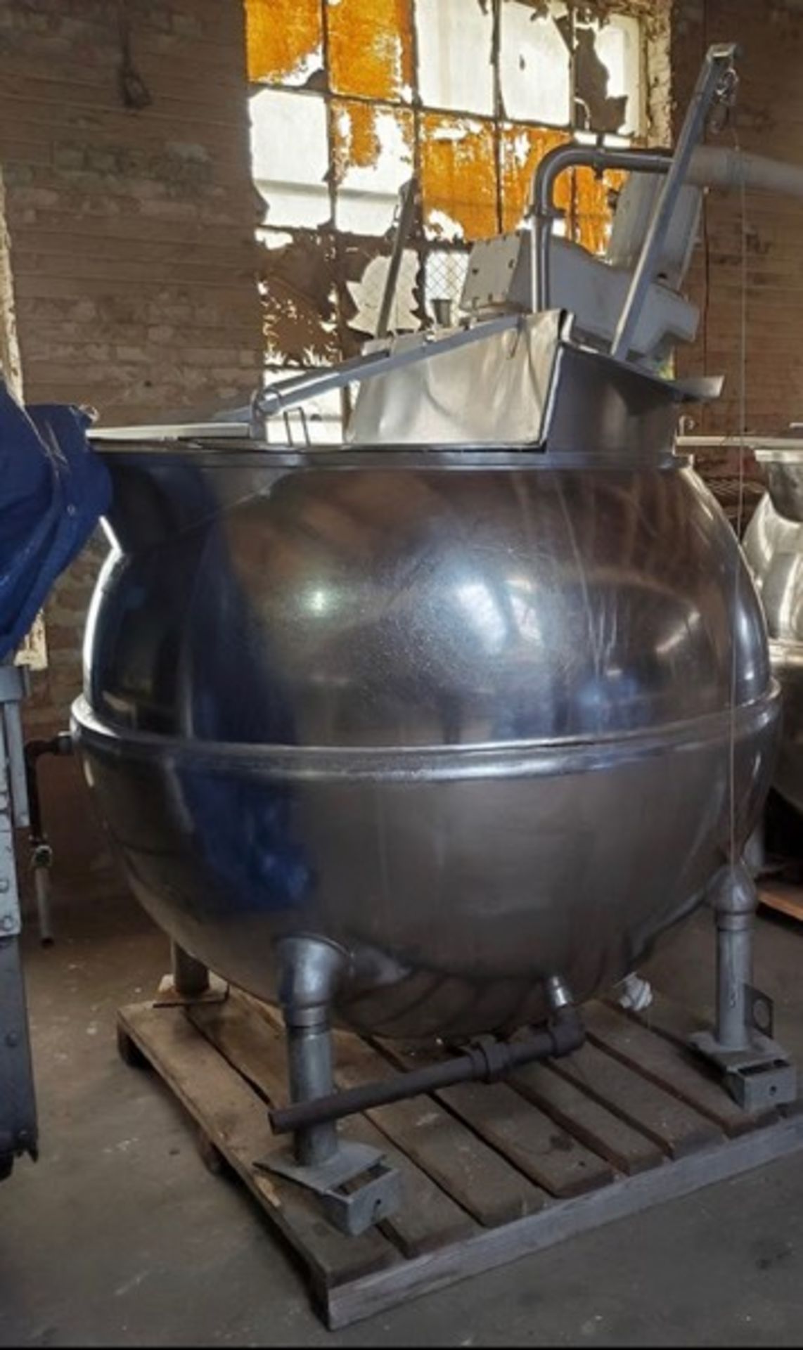 Groen 500 Gal. S/S Kettle, M/N INA 500, with 5 hp Motor, 100 PSI - Image 2 of 5