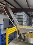 S/S Cap Elevator, with Drive & Cleated Conveyor (Handling, Loading, & Site Management Fee: $200.00