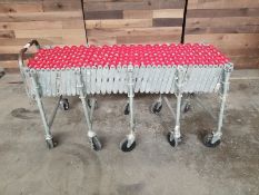 Nestaflex 175 flex skate conveyor, 18" wide x 16' long (Located Fort Worth, TX)(Handling,