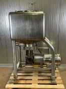 50 Gal. S/S Liquefier, with Sterling 10 hp S/S Clad Motor, 1725 RPM, 208-230/460 Volts, 3 Phase,