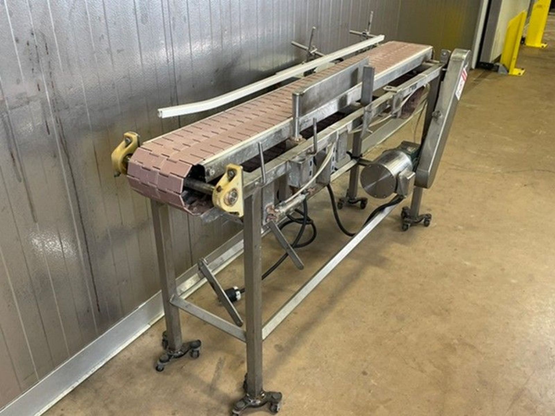 Straight Section 10" S/S Product Conveyor, Mounted on S/S Frame (Auction ID 80f02d30) (Handling, - Image 4 of 5