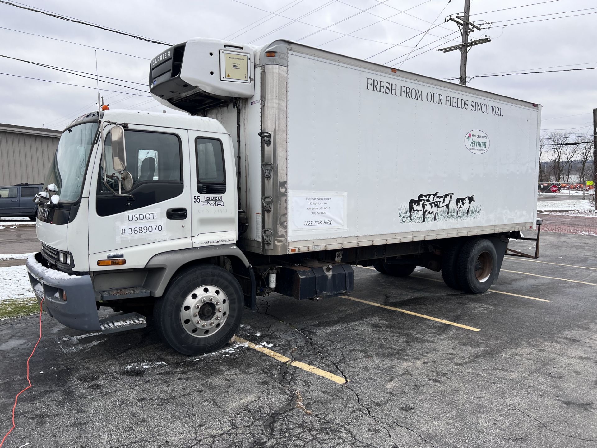 2005 IZUZU TK REFRIGERATED BOX TRUCK, MODEL T7F0042-FVR, ID# 4GTM7f1305F700743, 397,954 MILES, GVW - Image 5 of 8