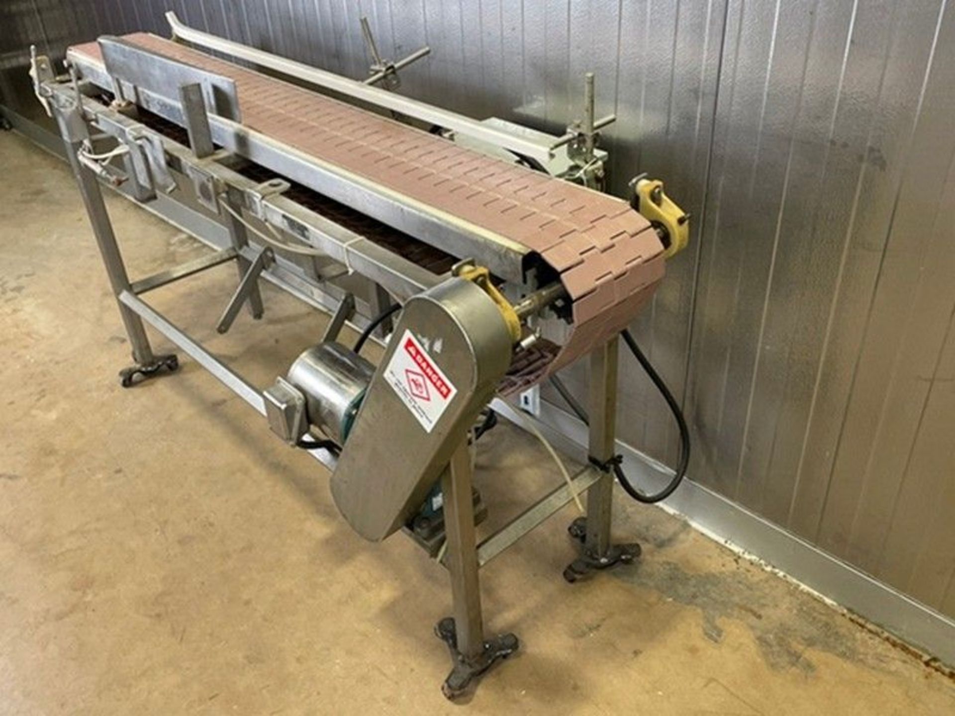 Straight Section 10" S/S Product Conveyor, Mounted on S/S Frame (Auction ID 80f02d30) (Handling, - Image 2 of 5