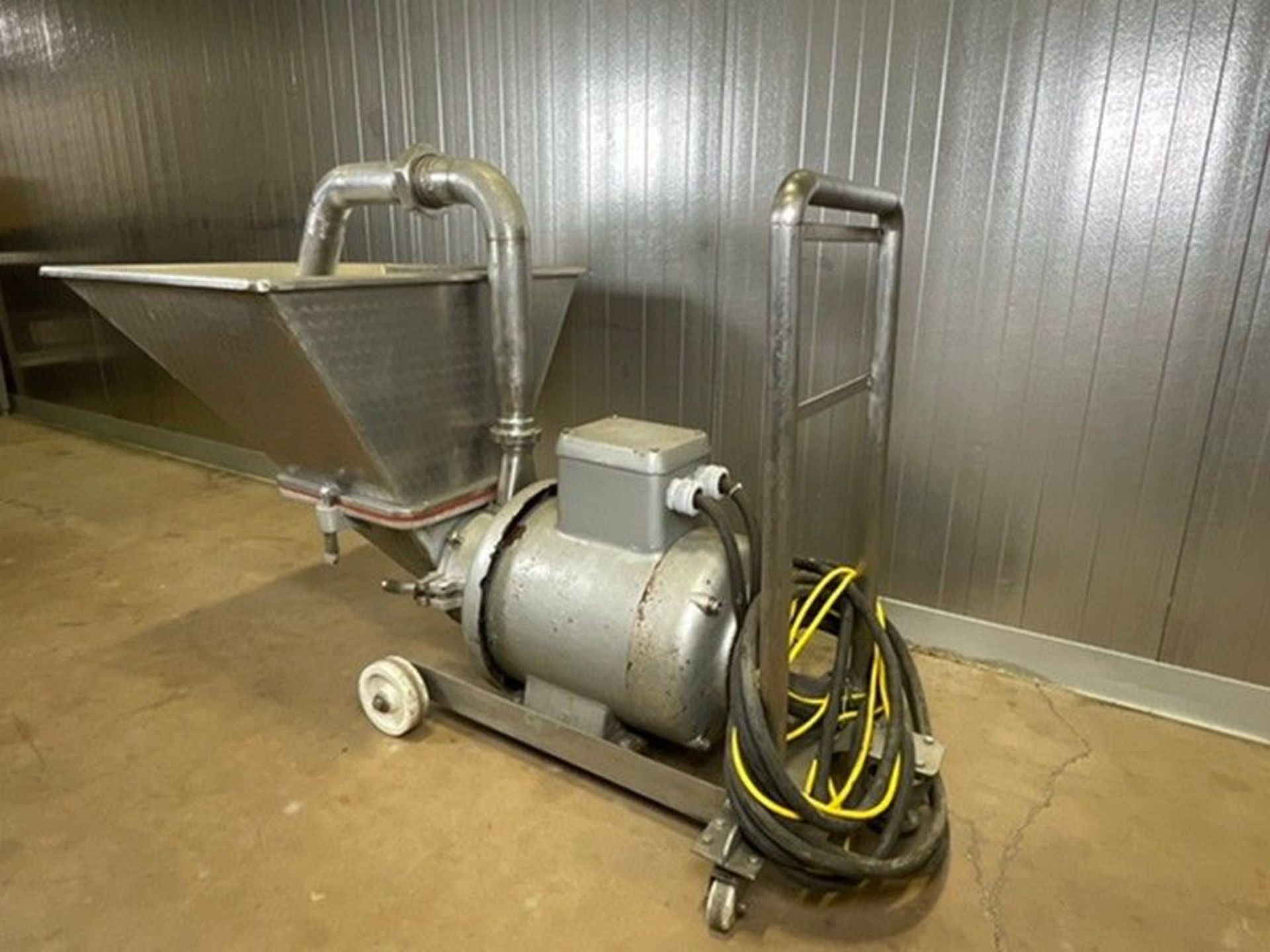 Stephan S/S Meat Emulsifier, with S/S Large Capacity Hopper, with 100 hp Motor, Mounted on S/S Cart, - Image 2 of 5