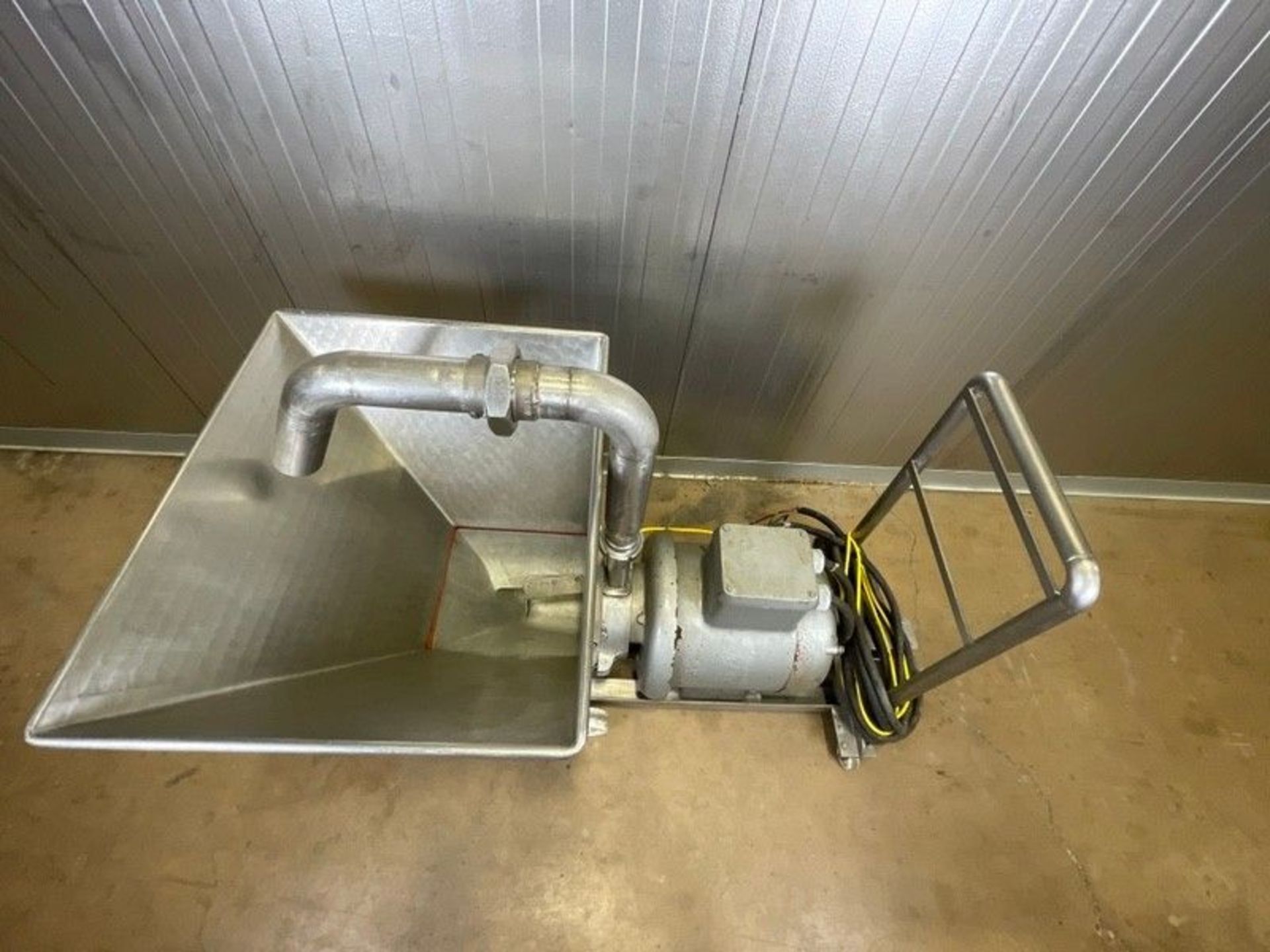 Stephan S/S Meat Emulsifier, with S/S Large Capacity Hopper, with 100 hp Motor, Mounted on S/S Cart, - Image 5 of 5