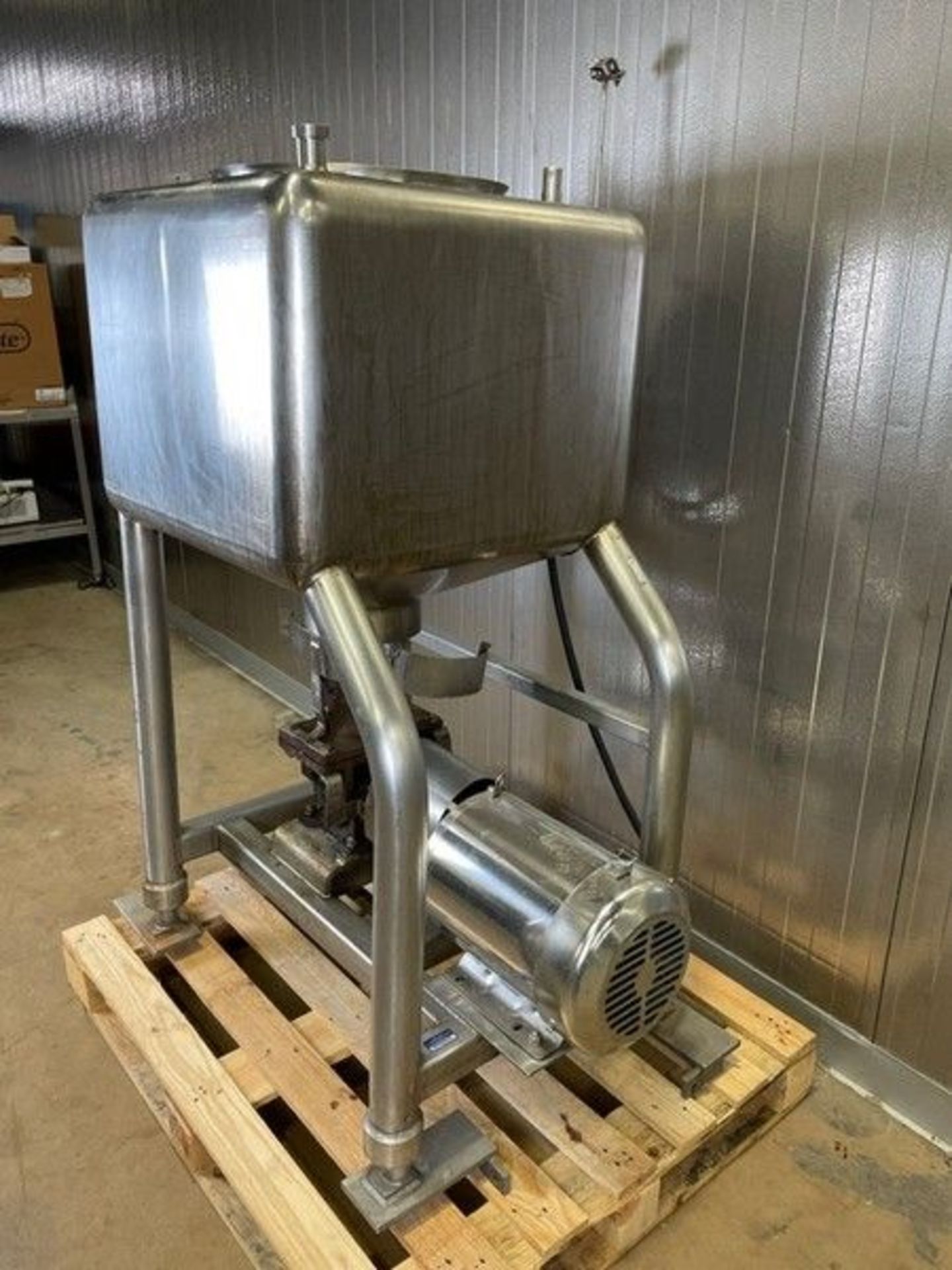50 Gal. S/S Liquefier, with Sterling 10 hp S/S Clad Motor, 1725 RPM, 208-230/460 Volts, 3 Phase, - Image 2 of 5