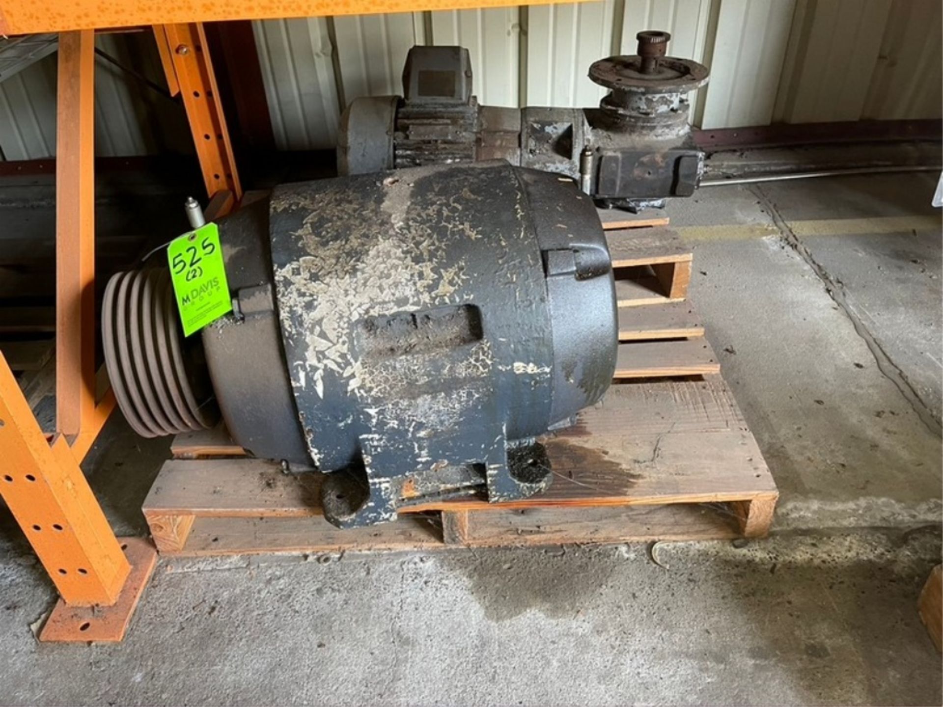 (2) MOTORS BELOW PALLET RACKING(Located Hughson, CA) (Old Tag #525)