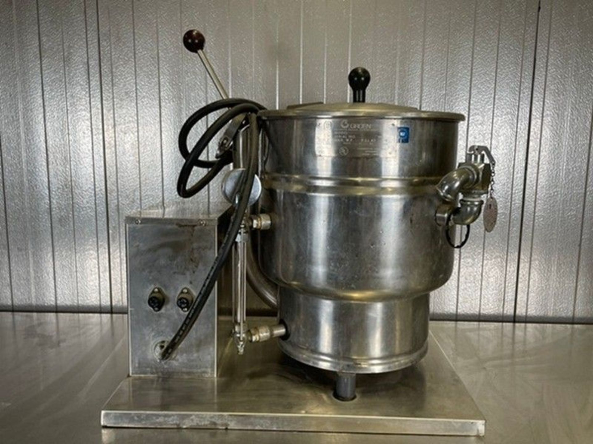 Groen Aprox. 7 Gal. S/S Table Top Kettle, M/N TDB/7-20, S/N 106614, Max. W.P. 50 PSI @ 300 F, 208 - Image 3 of 6