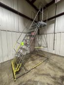 10-STEP PORTABLE A-FRAME LADDER, APPROX. 98" TO TOP STEP Rigging, Handling, Site Management and