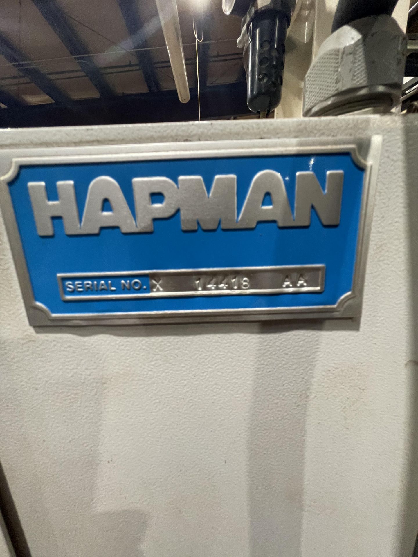 HAPMAN SUPERSAC LOADER, S/N 14418 AA, PORTABLE / MOUNTED ON CASTERS, STERLING ELECTRIC 1 HP, 1750 - Image 6 of 18