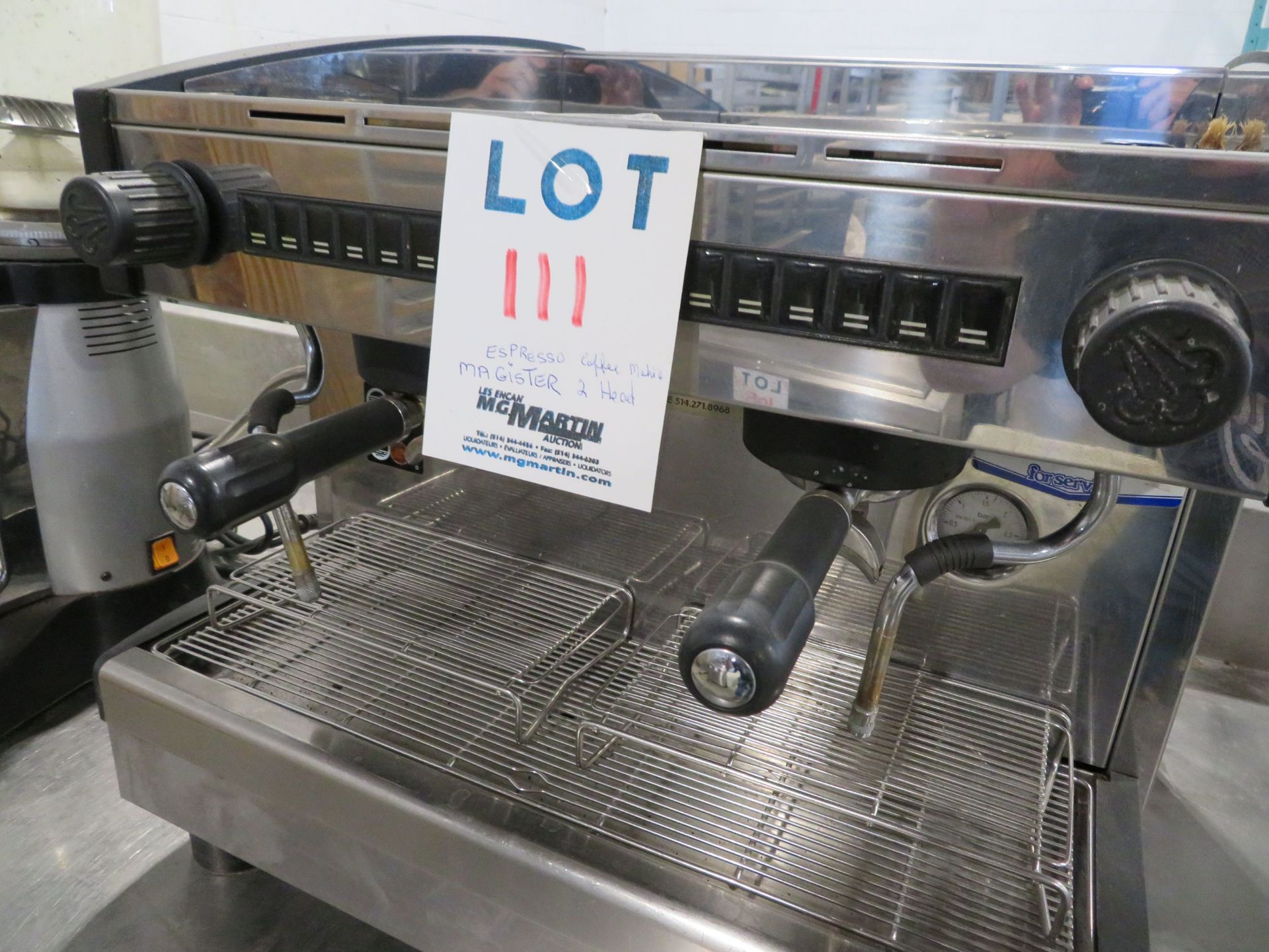 MAJISTER espresso (2) head coffee machine - Image 3 of 3