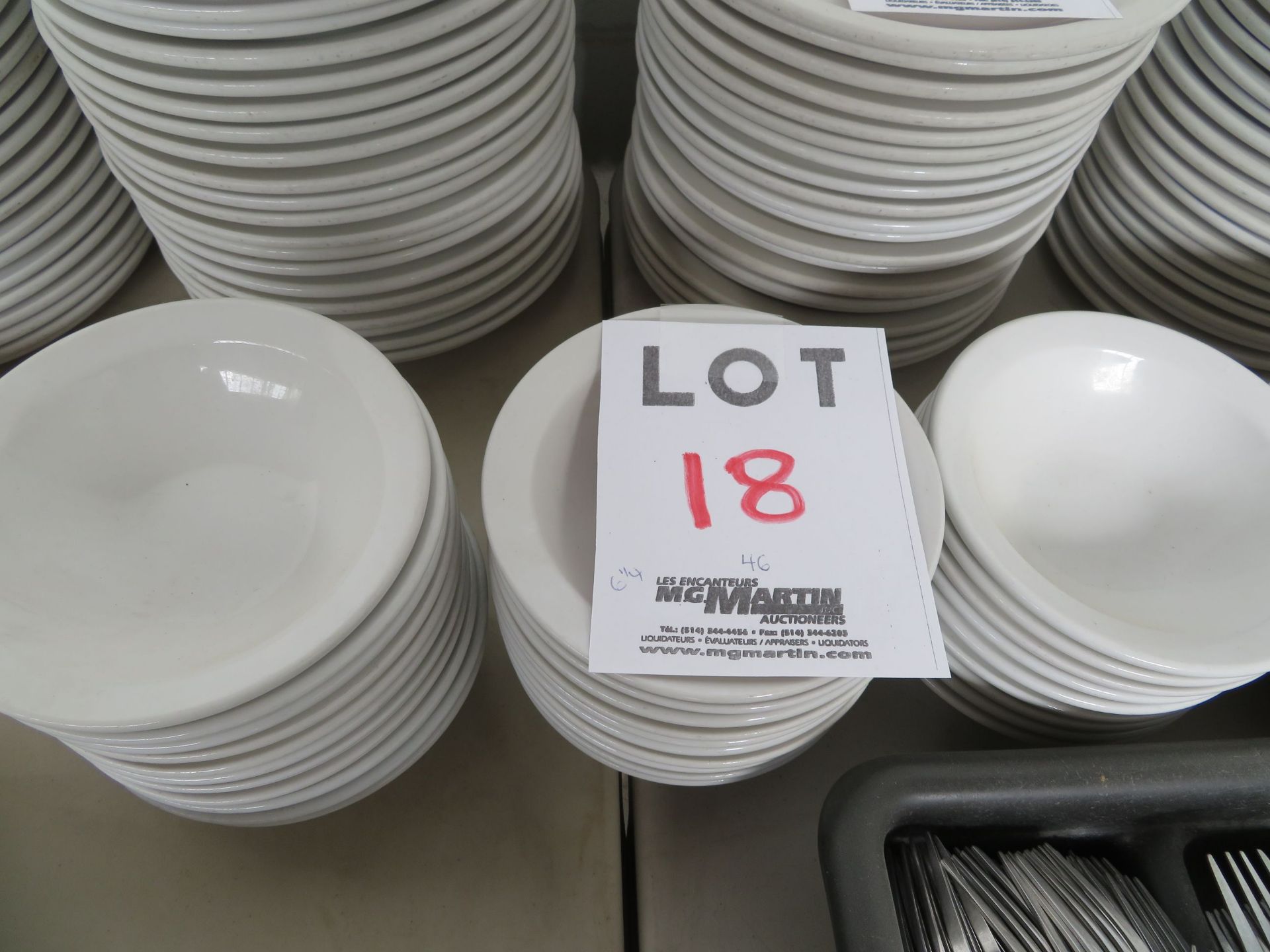 LOT including bowls 6 1/4" (46)