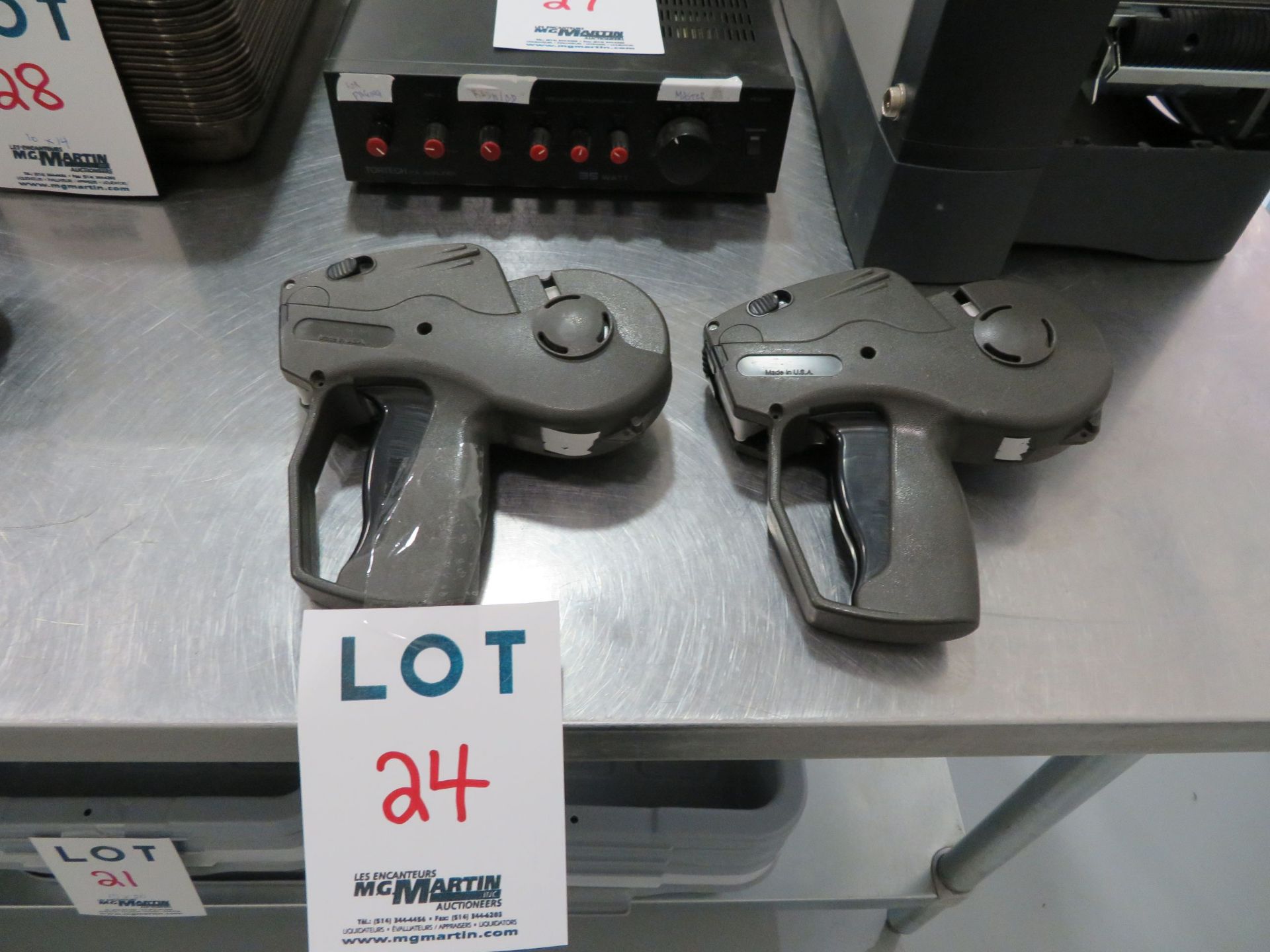 LOT including label marking guns (2)