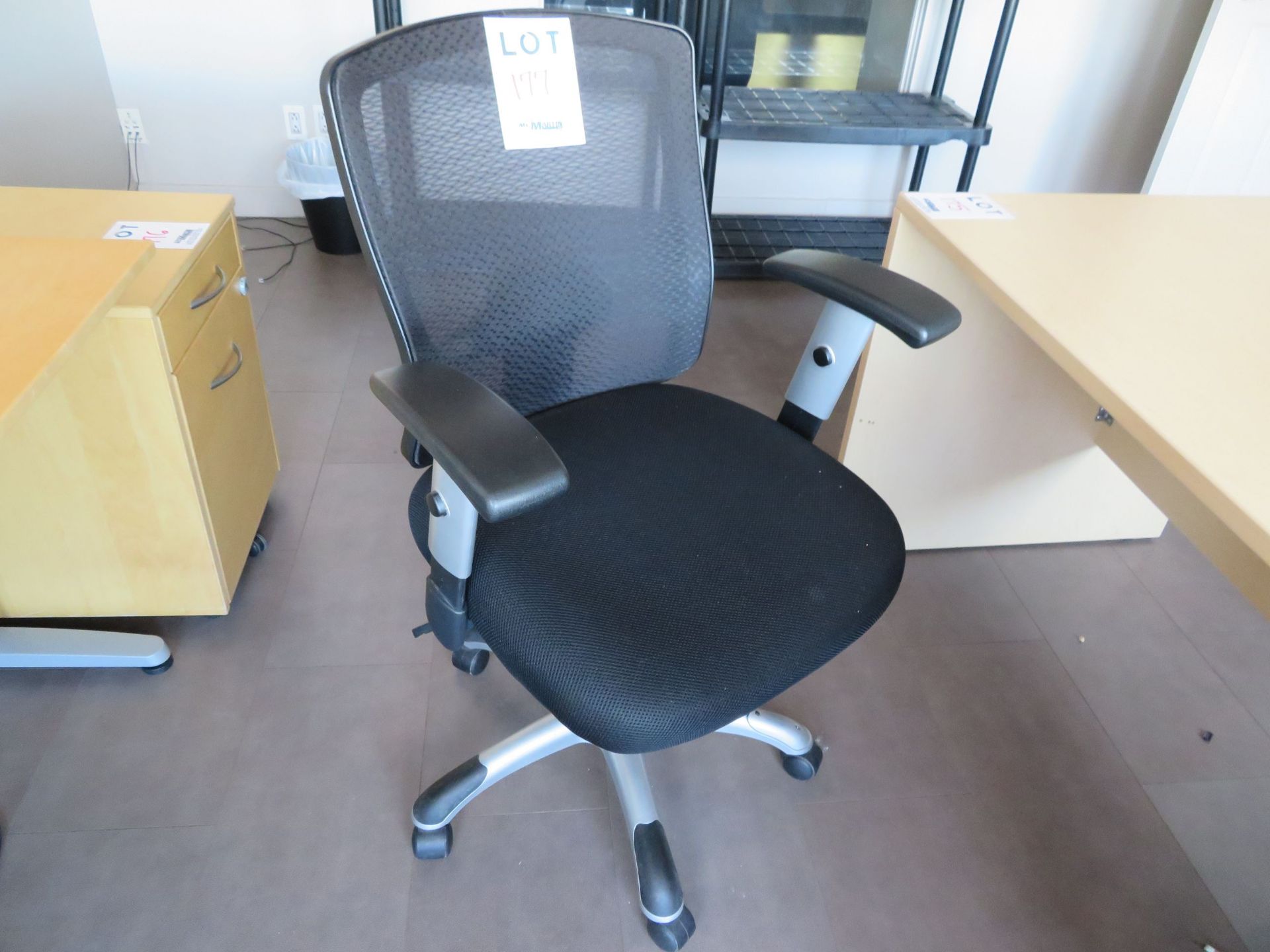 Office chair on wheels