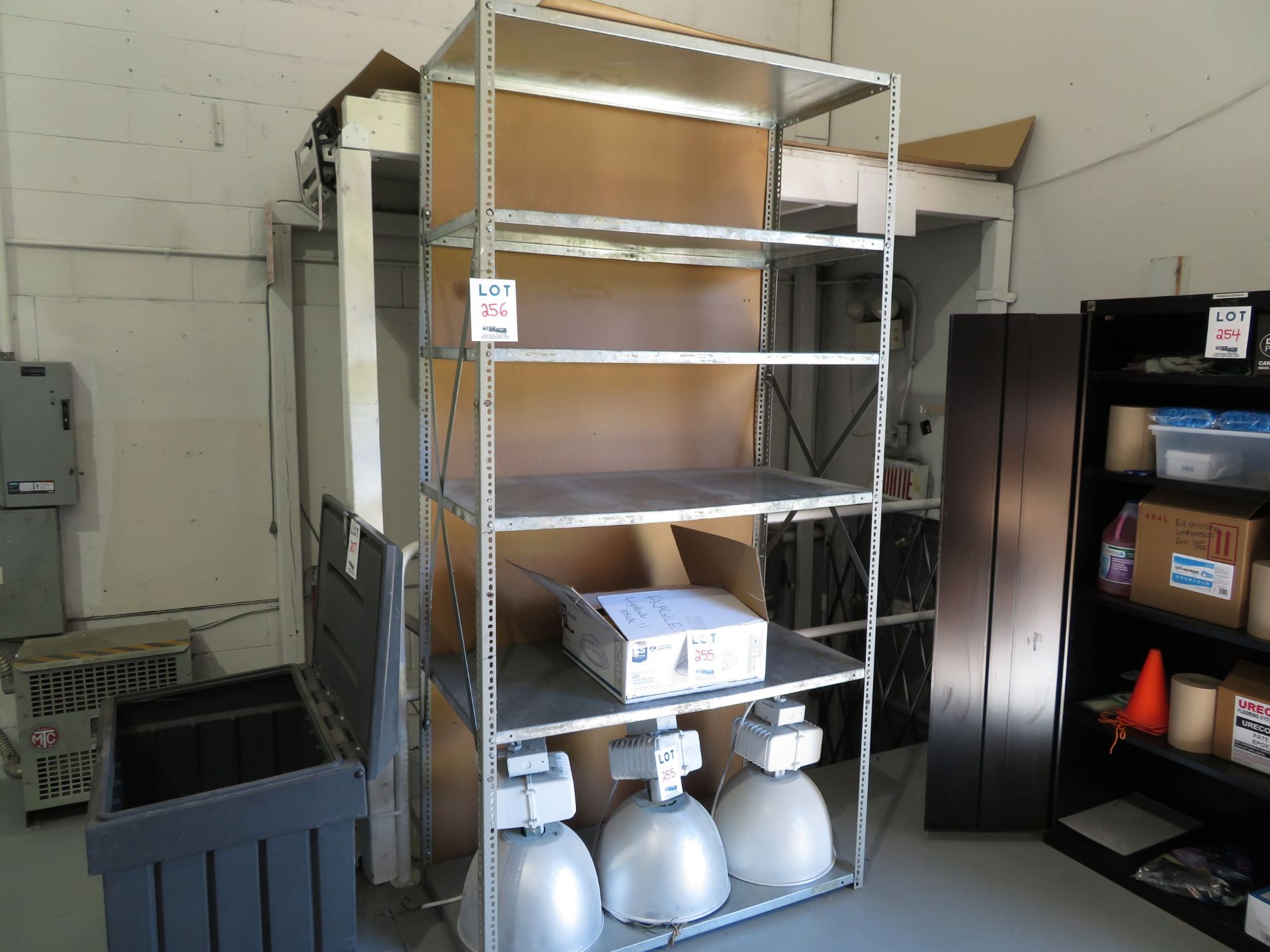 Metal shelving 48"w x 24"d x 96"h