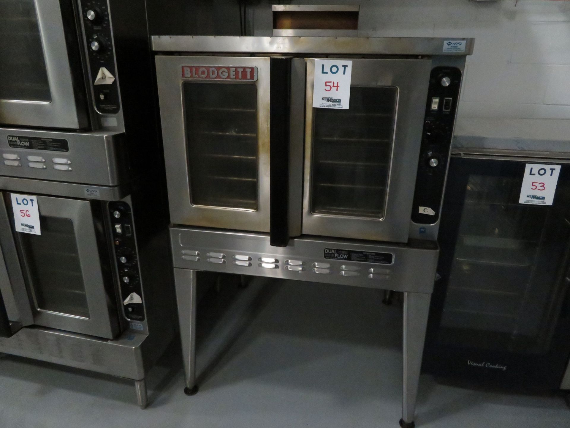 BLODGETT oven w/ base (dual flow) approx. 38"w x 37"d x 57"h