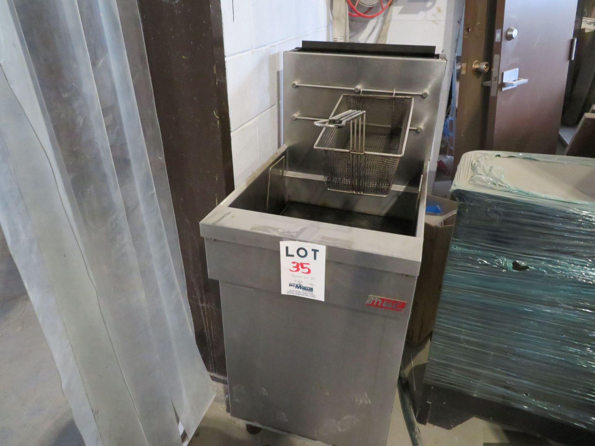 MKE deep fryer approx. 20"w x 31"d x 35"h