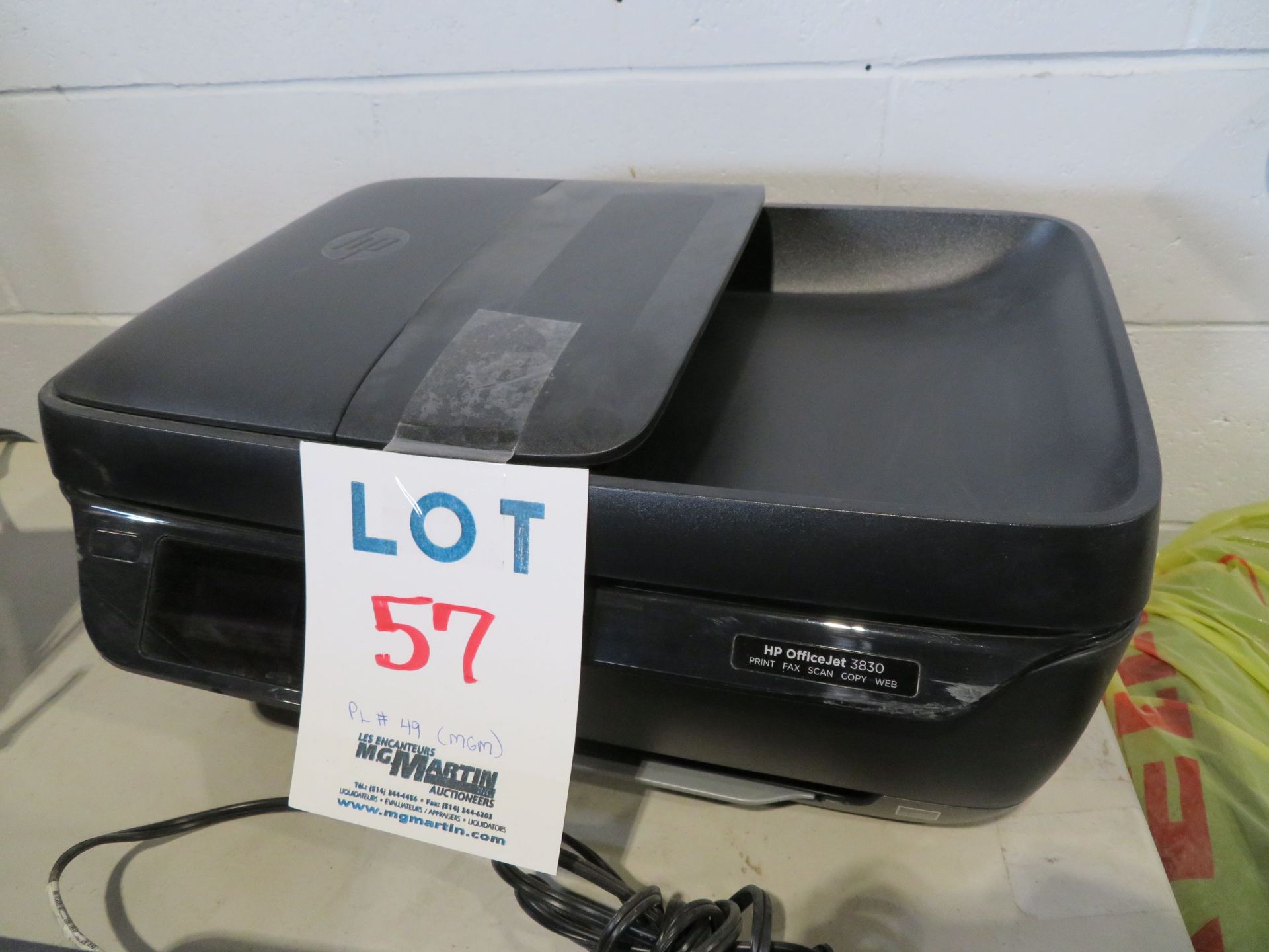 HP OFFICEJET 3830 printer