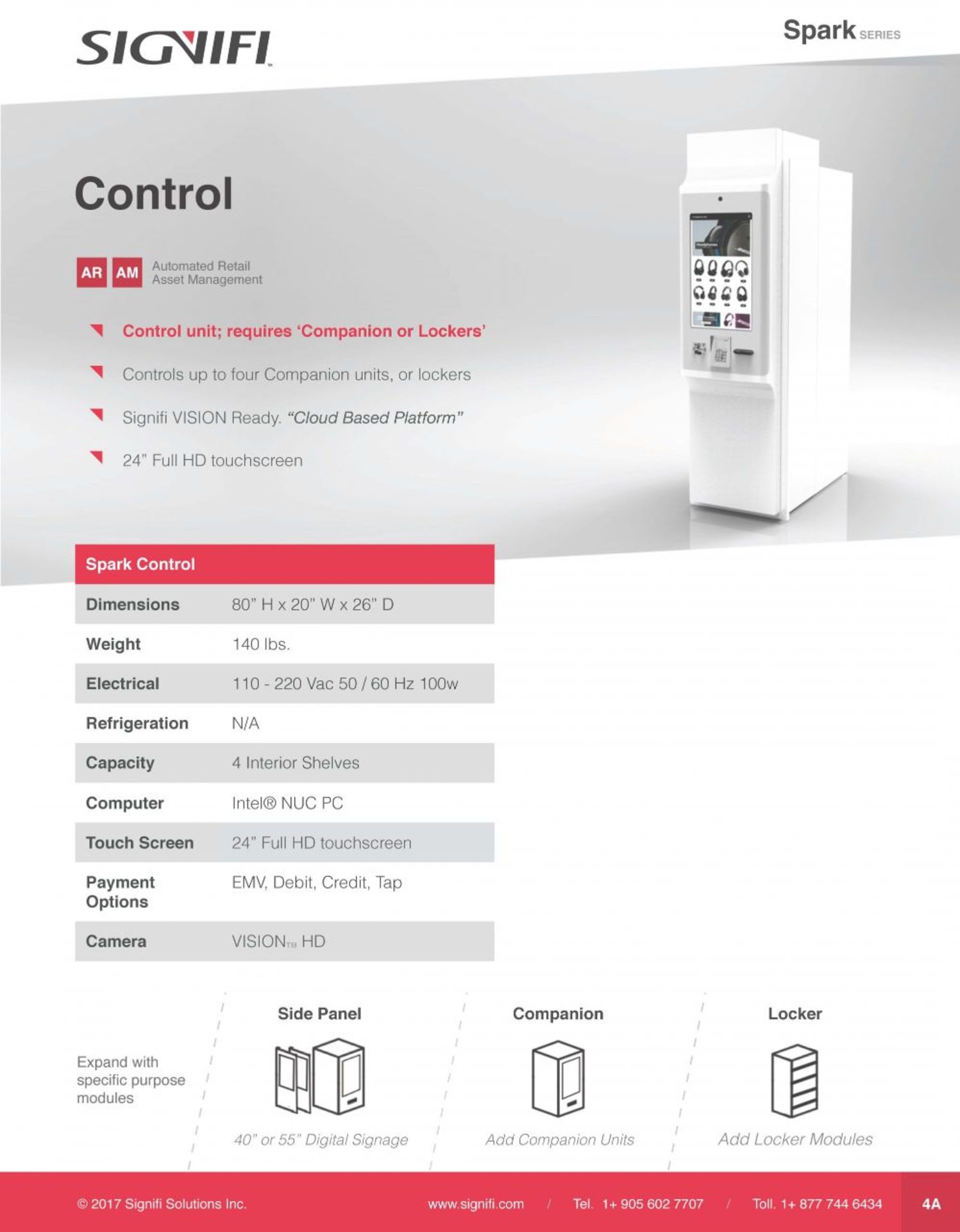 SIGNIFI Control & Companion Smart Vending System. Purchased NEW for $23,000 USD - Image 3 of 9