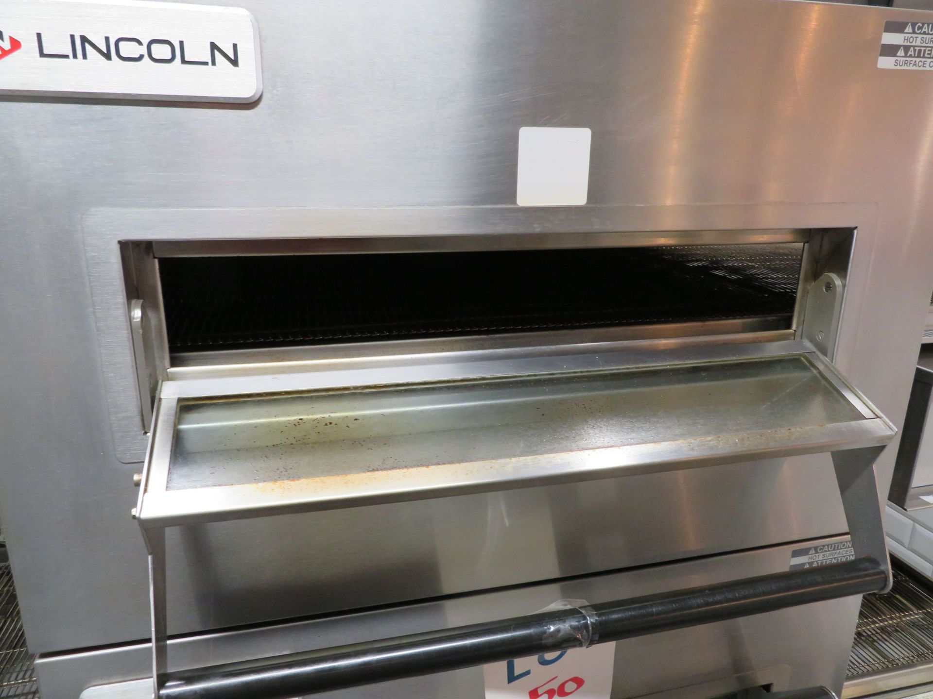 LINCOLN stainless steel pizza gas oven with conveyor (18"wide x 53" length), Mod: 1116-000- - Image 5 of 6