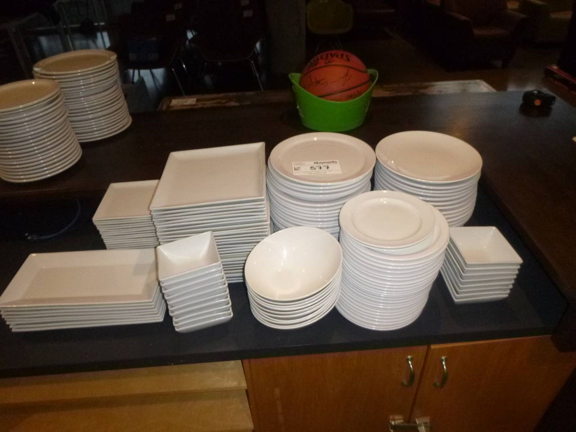 Lot of plates and dishes