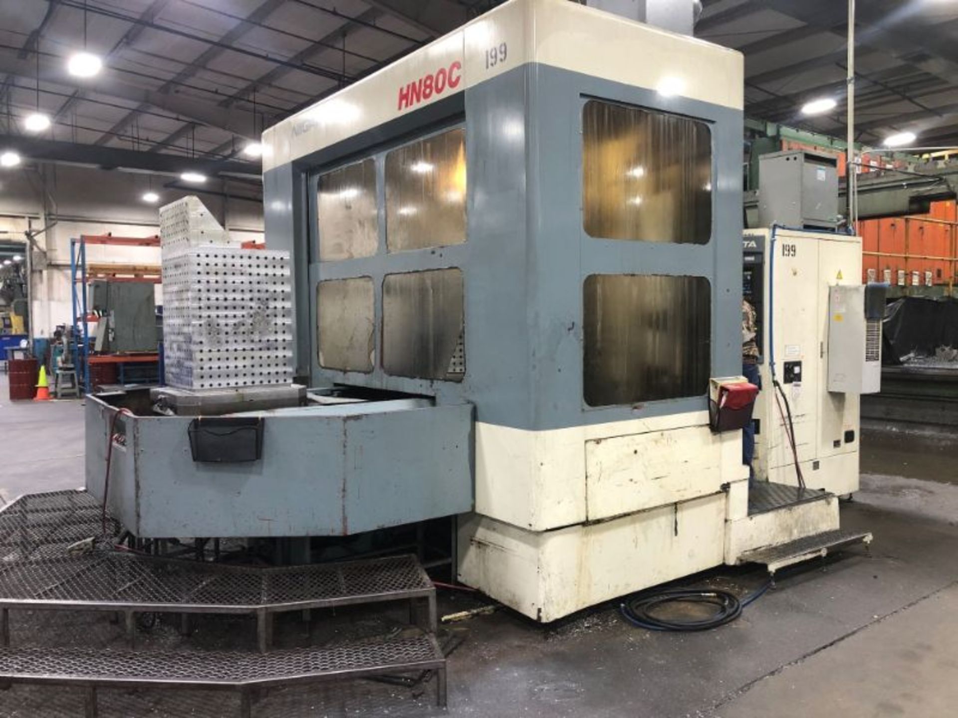 Niigata Model HN80C 4-Axis CNC Horizontal Machining Center, S/N 46250036, (1995); 60" X-, 48" Y-, - Image 4 of 11