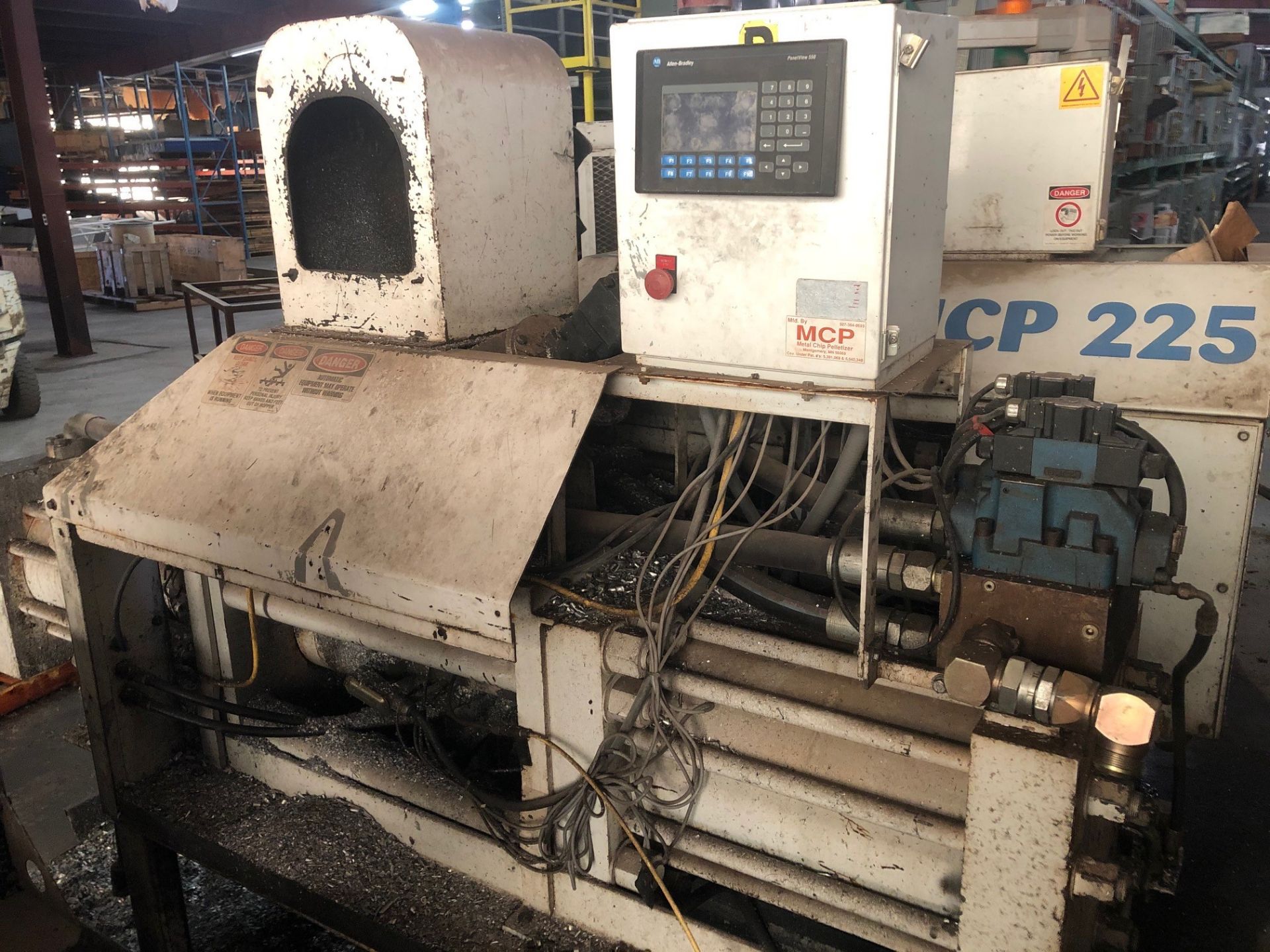 Puckmaster Model MCF 225 Chip Compactor, New 1999