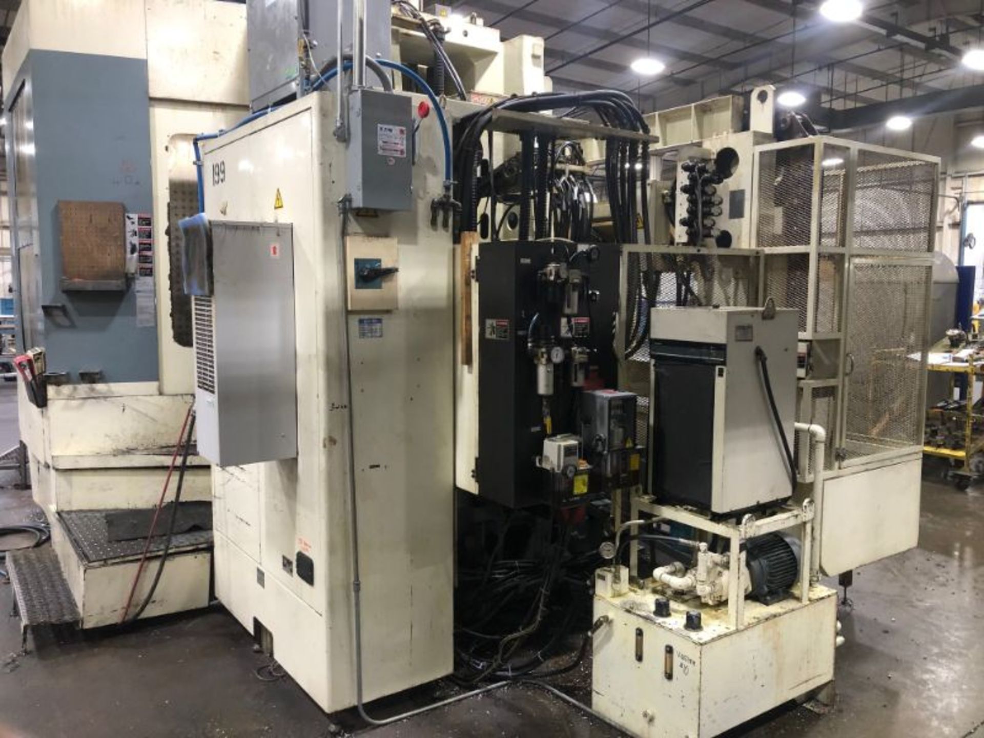 Niigata Model HN80C 4-Axis CNC Horizontal Machining Center, S/N 46250036, (1995); 60" X-, 48" Y-, - Image 7 of 11