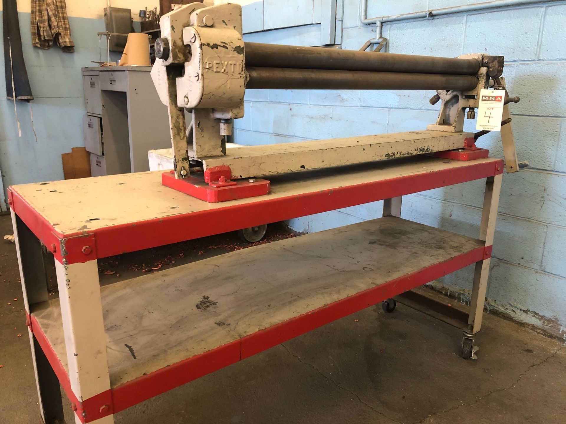 Pexto 30" Plate Bending Roll; 3-Roll, Initial Pinch Type