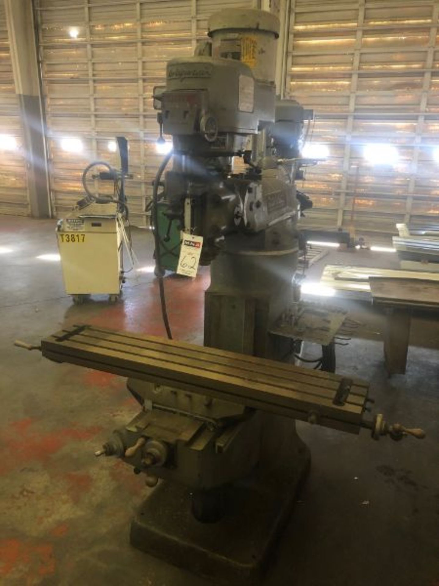 Bridgeport Model Series I Vertical Milling Machine, S/N BR259814, (1998); with 9" x 42" Power Feed