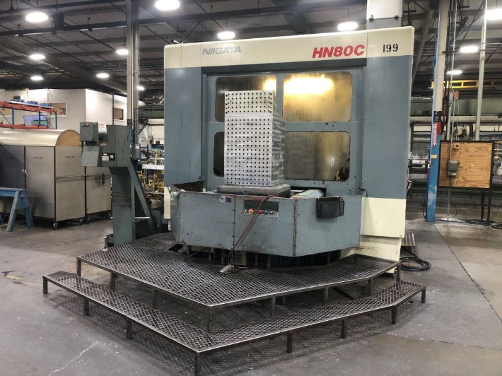 Niigata Model HN80C 4-Axis CNC Horizontal Machining Center, S/N 46250036, (1995); 60" X-, 48" Y-, - Image 2 of 11