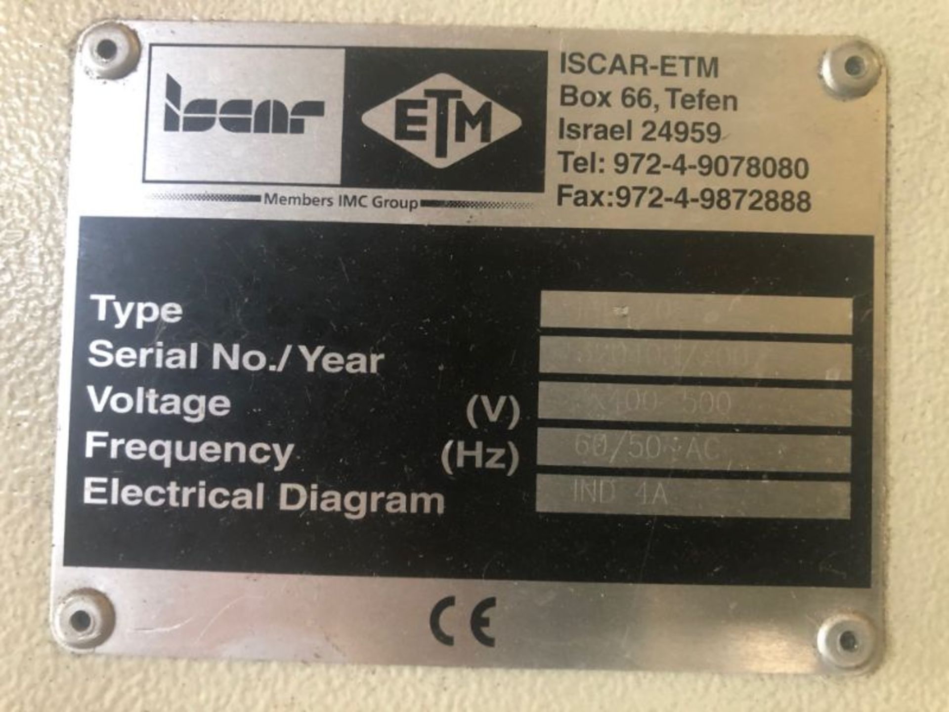 Iscar Model IND2007 Tool Presetter, S/N 320408 (2007) - Image 3 of 3