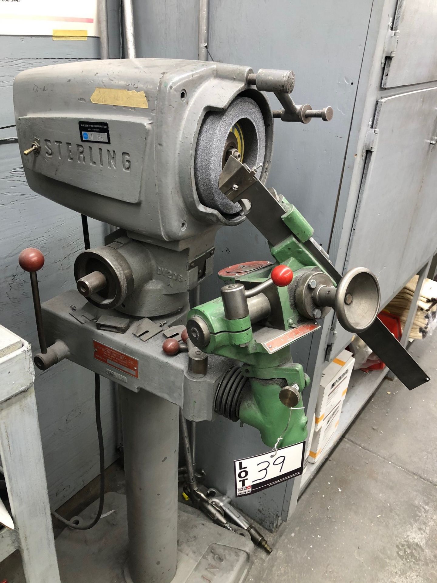 Sterling Model DV206A Tool Grinder, S/N DG4218 - Image 2 of 3