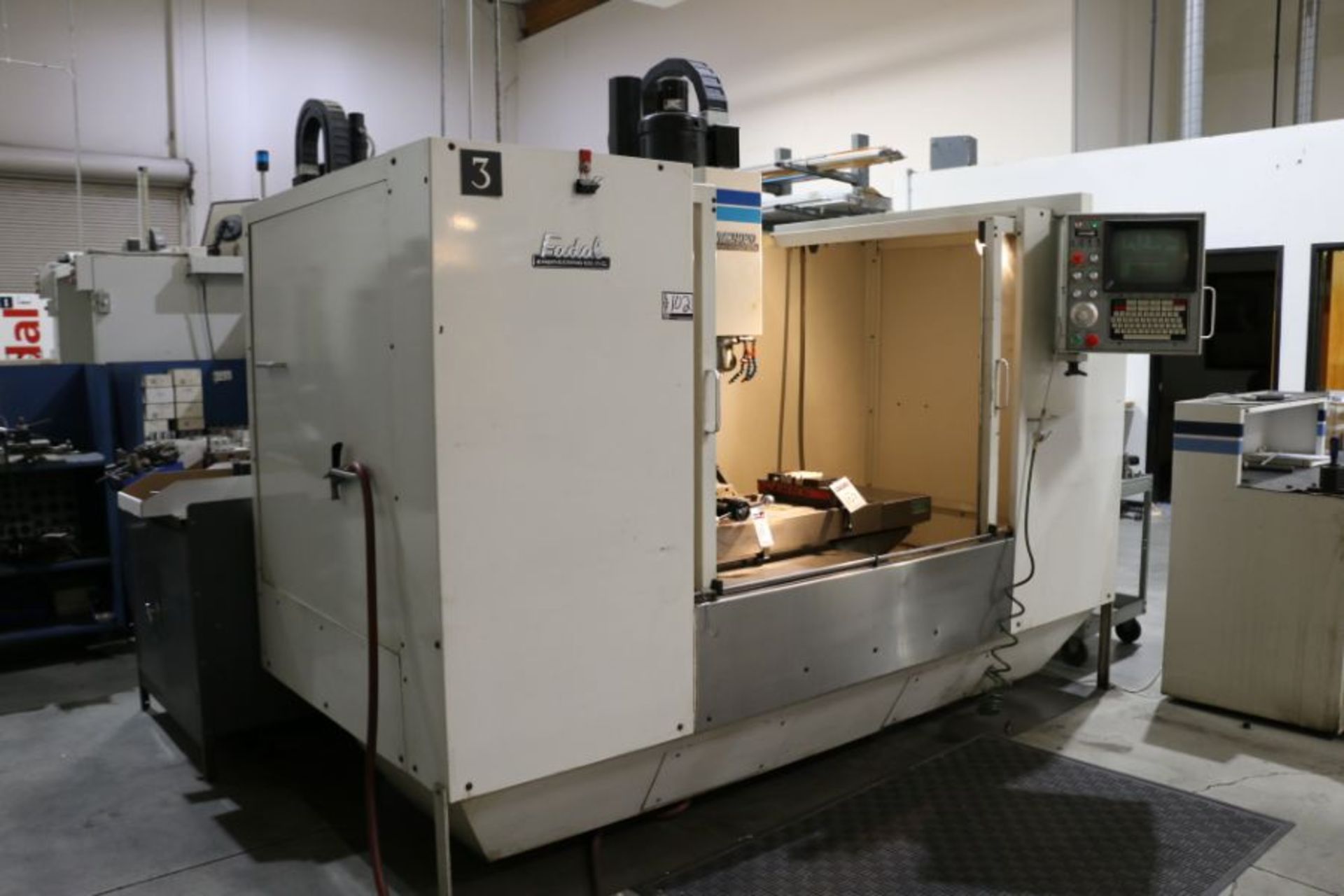 Fadal VMC-4020 Vertical Machining Center, Cat 40, ATC, s/n 9108530, New 1991 - Image 3 of 9