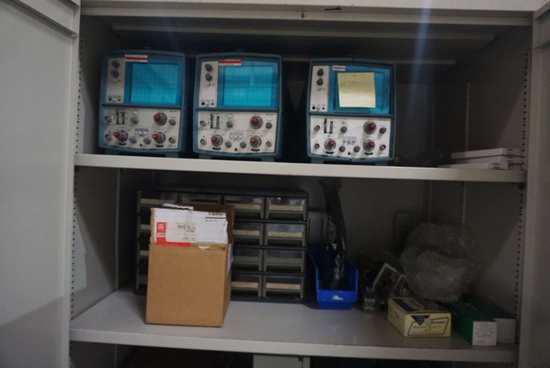 2 Door Metal Cabinets w/ Test Equipment - Image 2 of 5