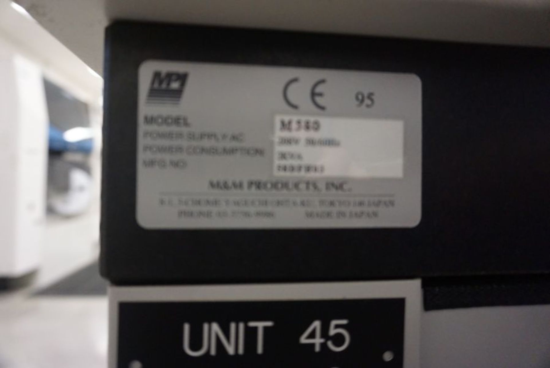 MPI 580 Pick & Place Machine s/n 580FH03 (Not Working) - Image 5 of 5