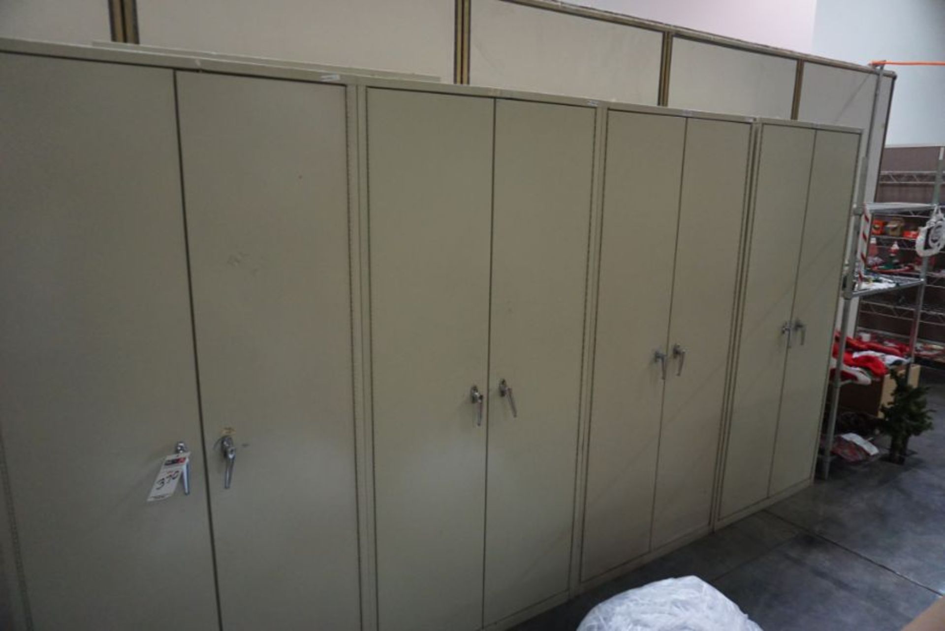 (4) Two Door Metal Cabinets