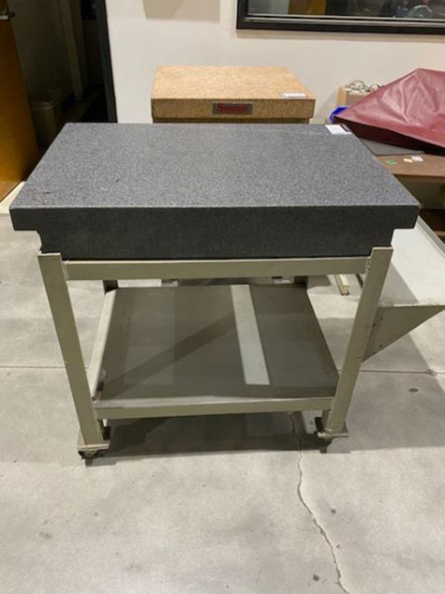 Micro Flat Granite Surface Plate with Stand