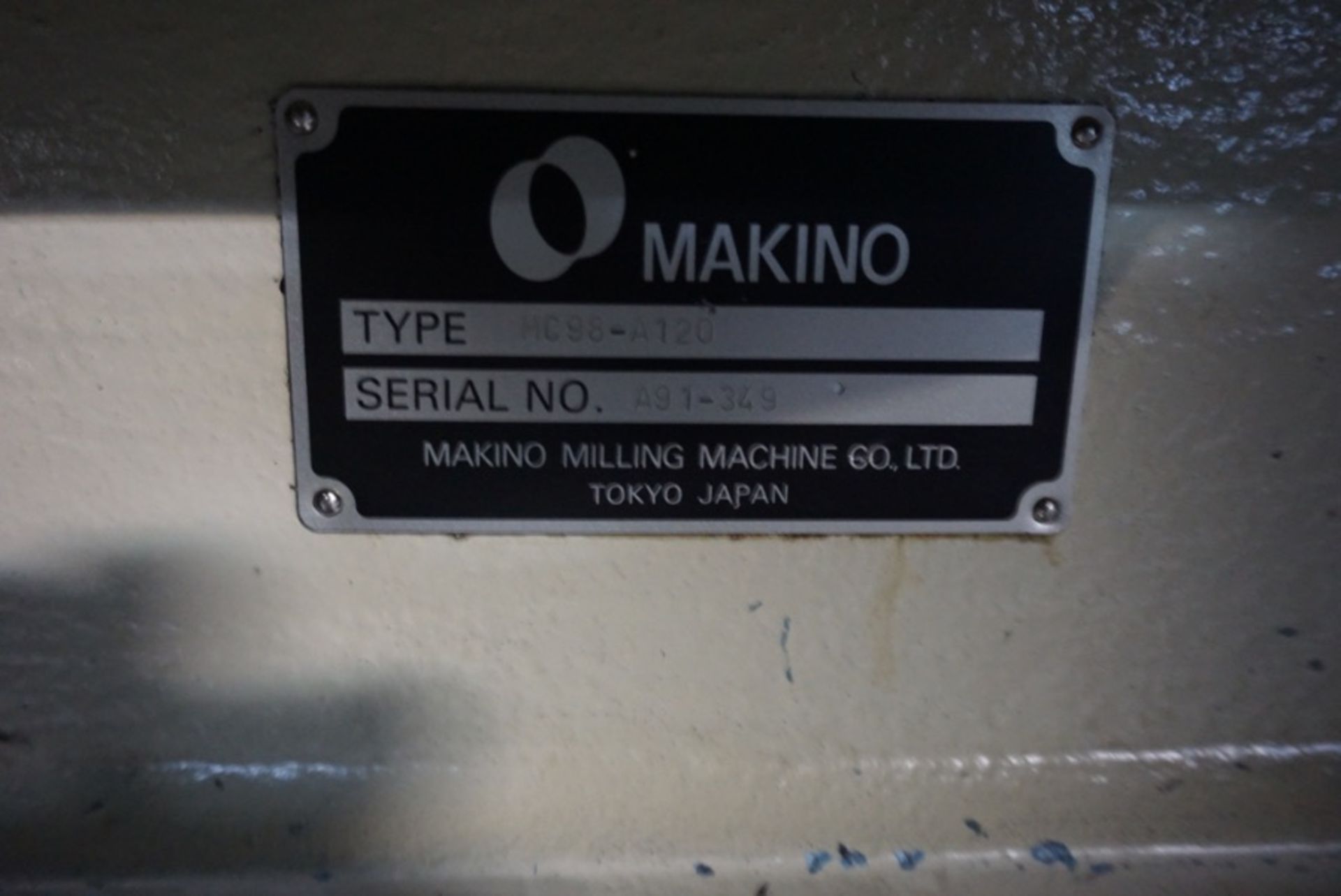 Makino MC98-A120 4-Axis Horizontal Machining Center, Fanuc 16 Pro 3 Control, 36”x 32” x 29.5” - Image 8 of 8