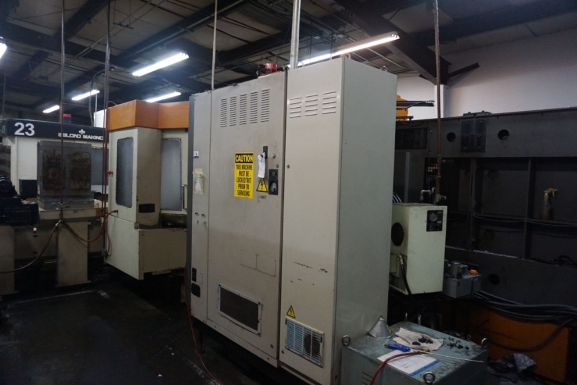 Makino MC98-A120 4-Axis Horizontal Machining Center, Fanuc 16 Pro 3 Control, 36”x 32” x 29.5”