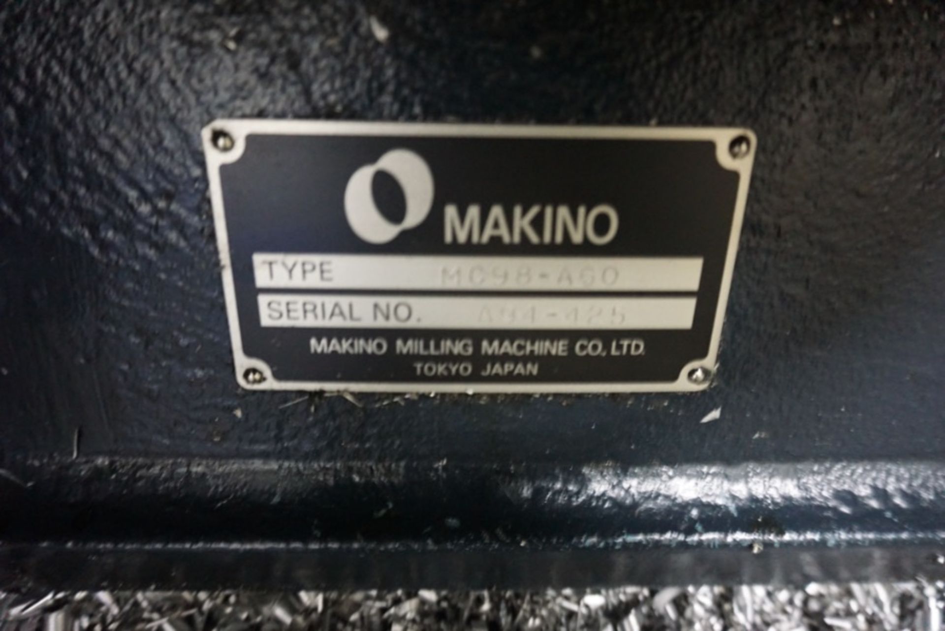 Makino MC98-A120 4-Axis Horizontal Machining Center, Fanuc 16 Pro 3 Control, 36”x 32” x 29.5” - Image 7 of 7