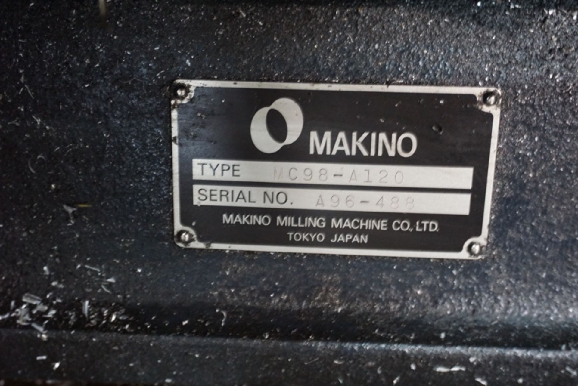 Makino MC98-A120 4-Axis Horizontal Machining Center, Fanuc 16 Pro 3 Control, 36”x 32” x 29.5” - Image 6 of 6