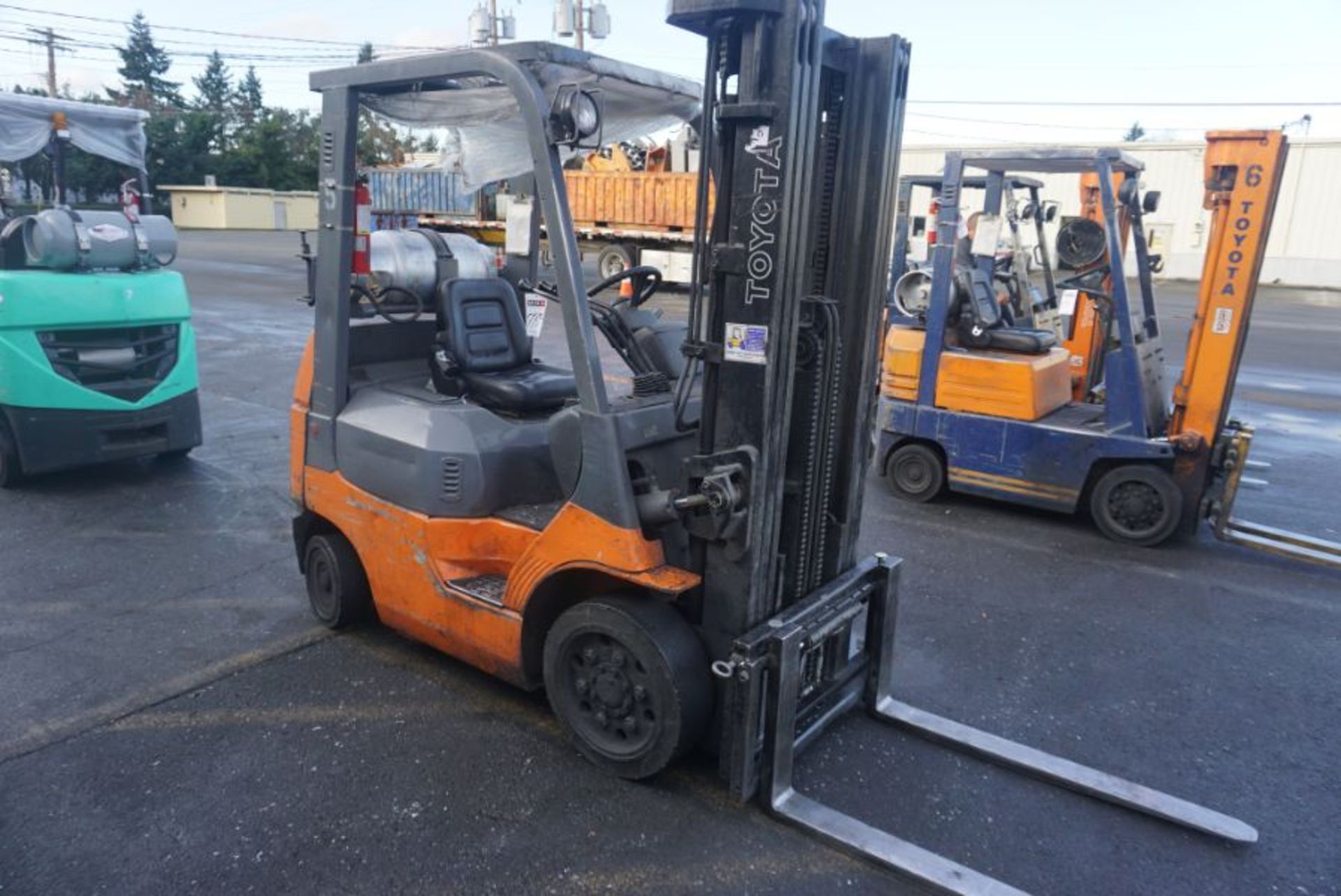 Toyota Forklift 5,000 lbs, m/n 7EGCU20, s/n 61782 *Late Delivery*