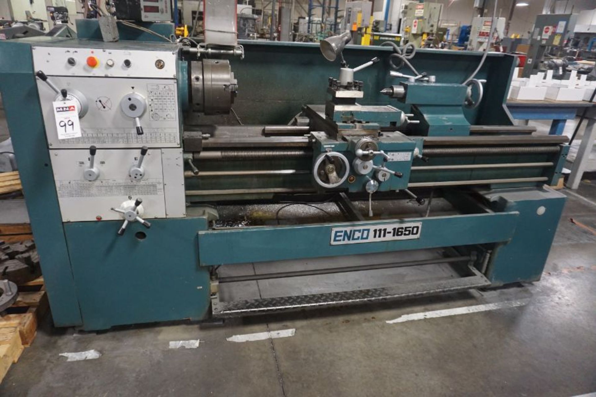 Enco 111-1650 Engine Lathe 16" x 50" Engine Lathe